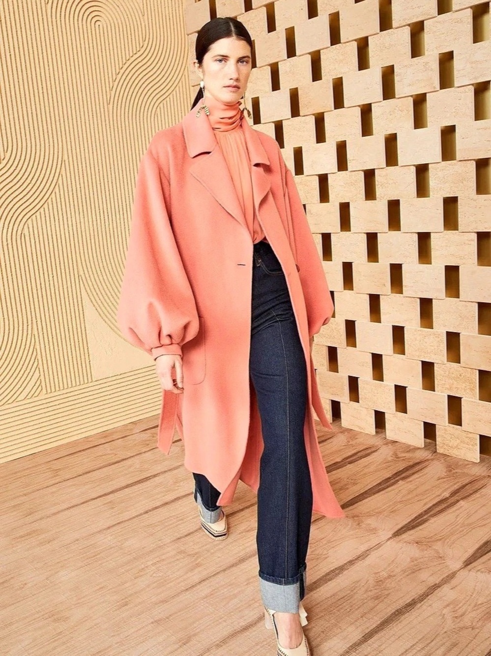 Ulla Johnson Women's peach Coat Like New